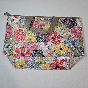 Thirty-One Vibrant Floral Lunch Tote